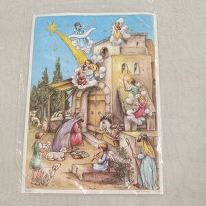 Vintage Korsch Verlag Honoring King Jesus Christ Advent Calendar Germany